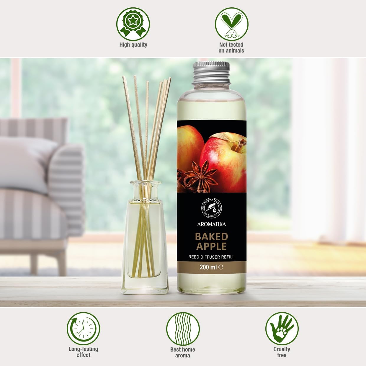 Baked Apple Reed Diffuser Refill 68 Fl Oz