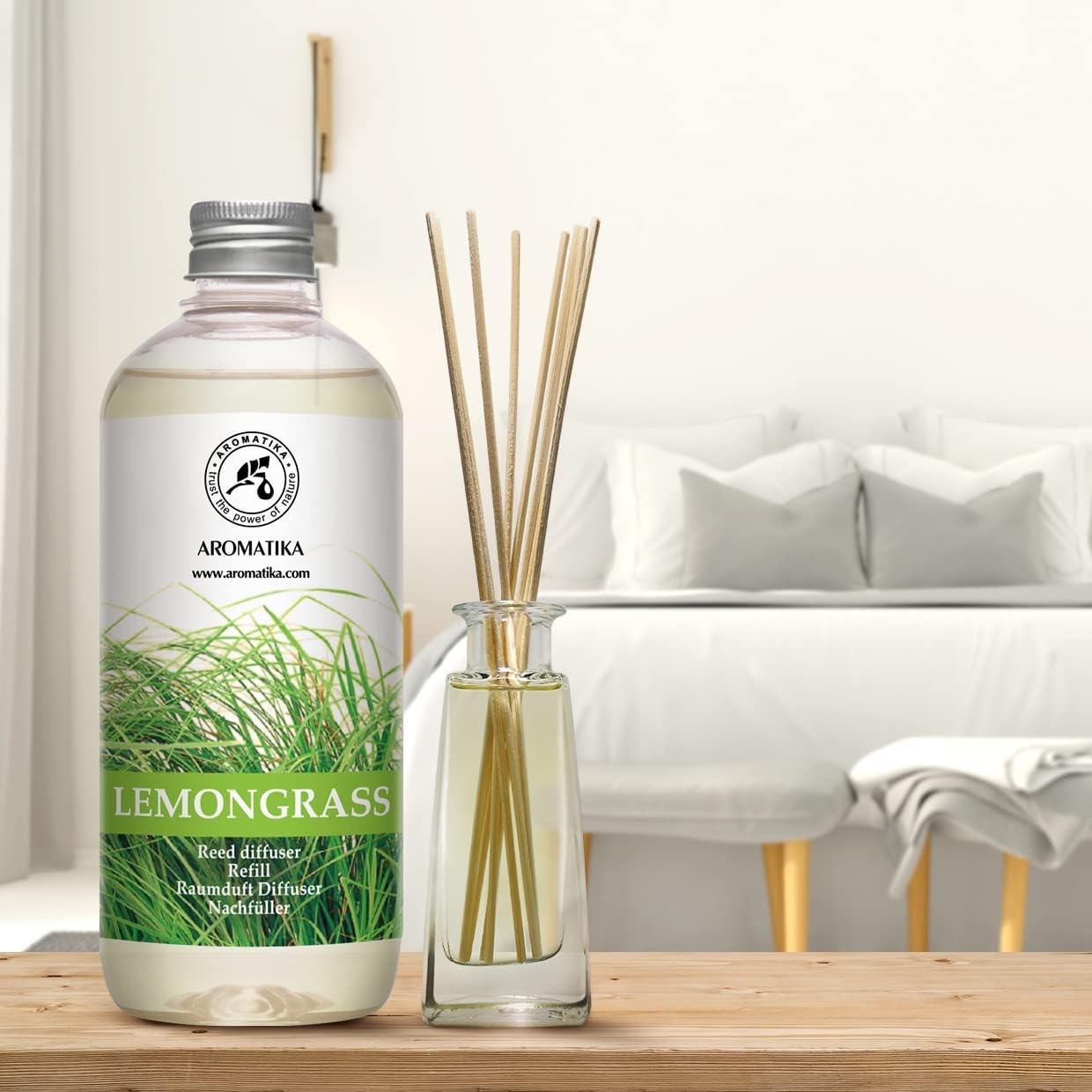 Lemongrass Diffuser Refill - Fresh Long Lasting Fragrance