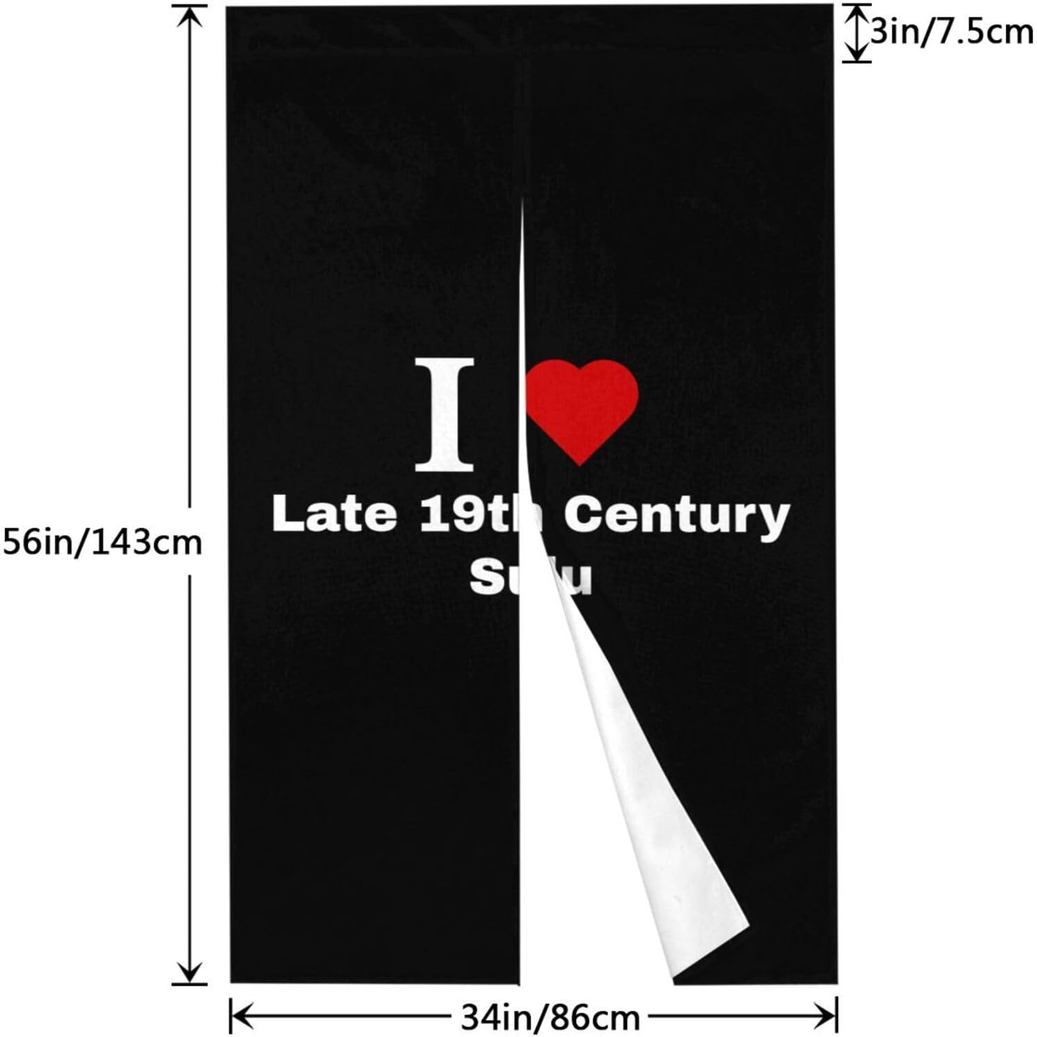 I Love Late 19th Century Sulu Blackout Curtains for Doorways