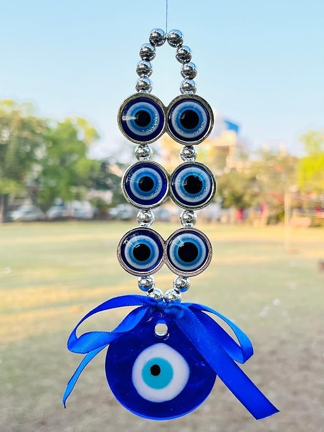 Blue Evil Eye Hanging Home Car Office Pack of 1