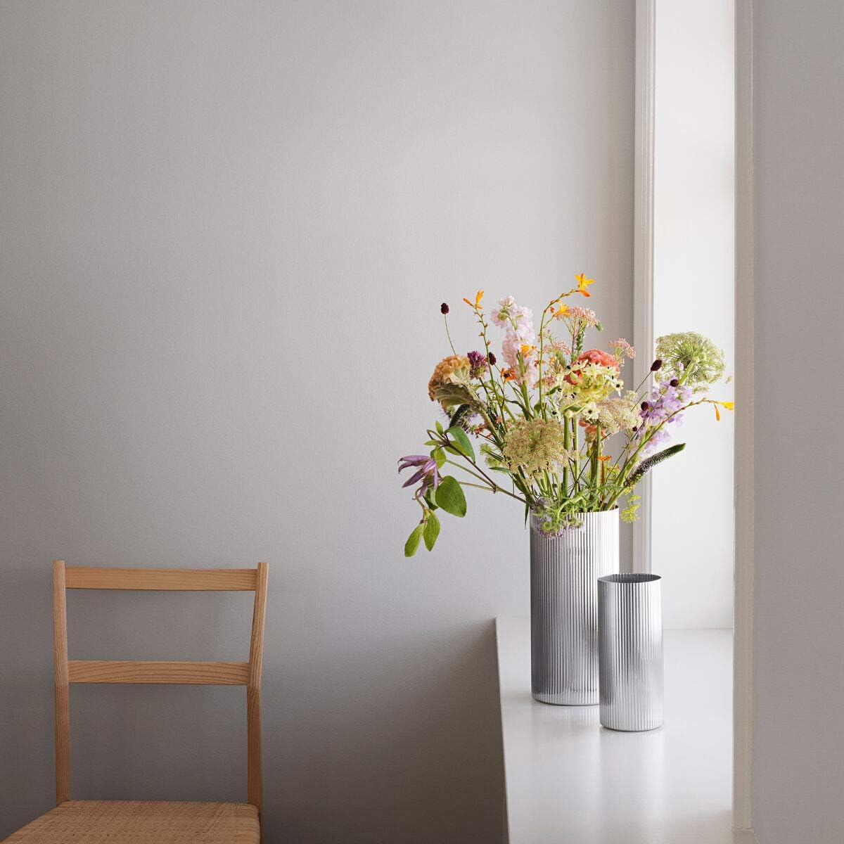 Georg Jensen Bernadotte Medium Stainless Steel Vase 1