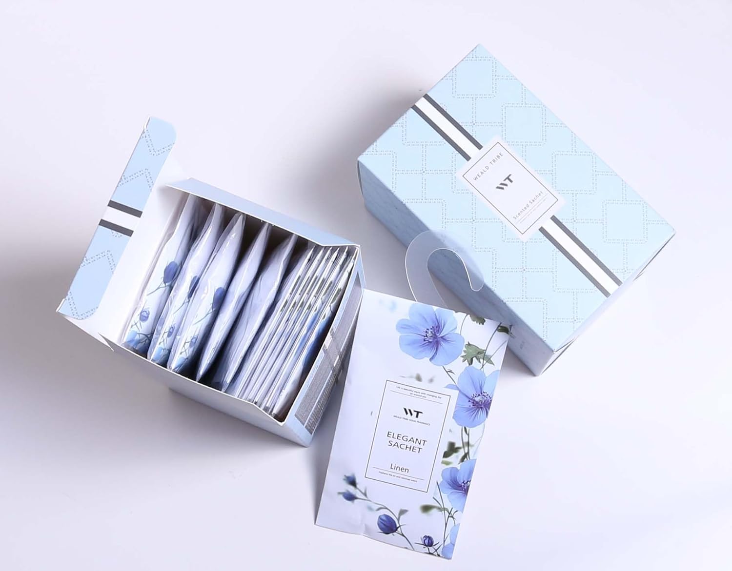 WEALD TRIBE 12 Pack Eucalyptus Lavender Scented Sachets for Home Deodorizer