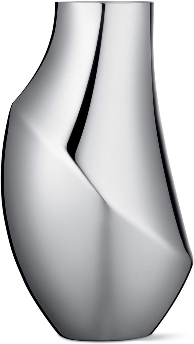 Georg Jensen Flora Medium Stainless Steel Vase 1