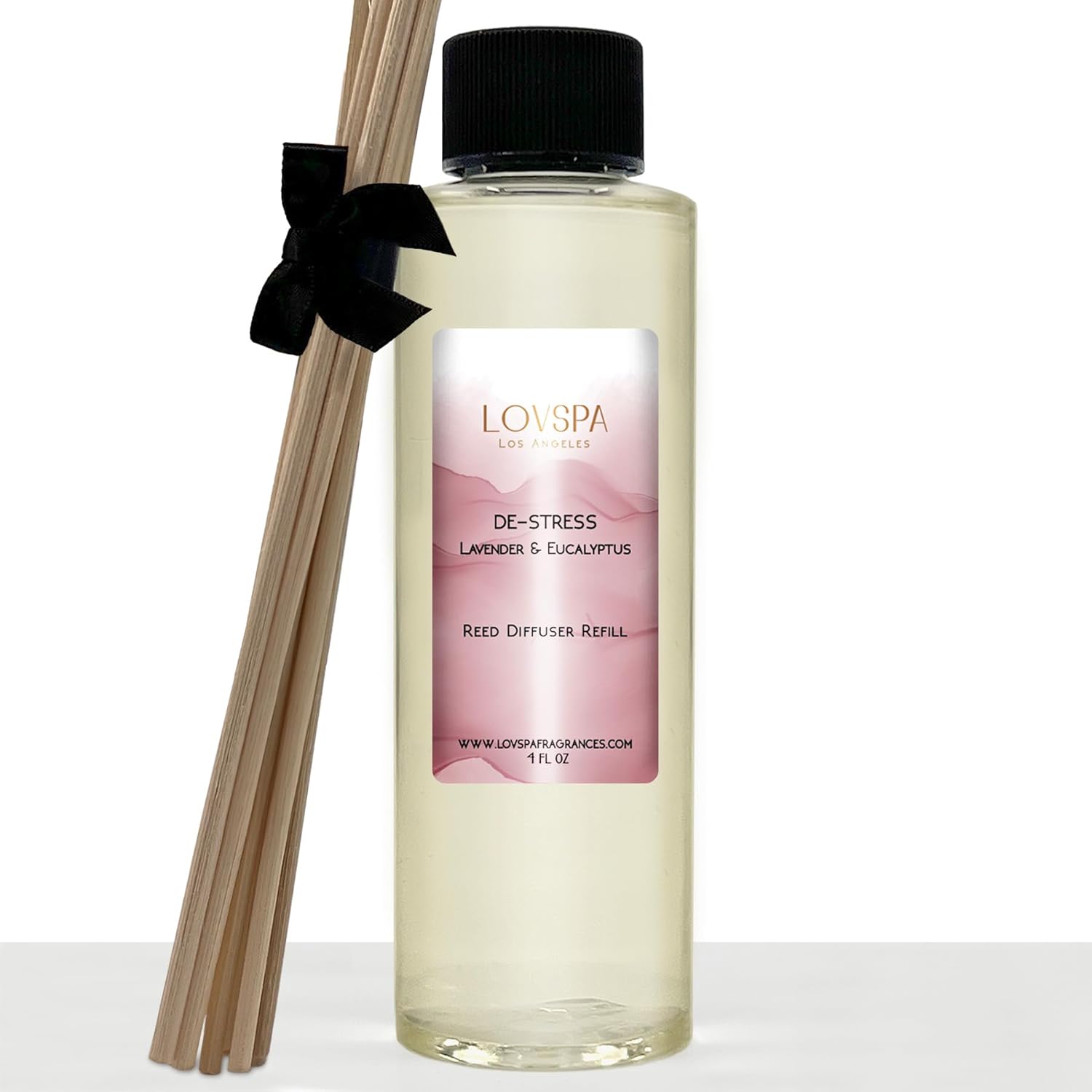 LOVSPA De-Stress Lavender Eucalyptus Reed Diffuser Oil Refill