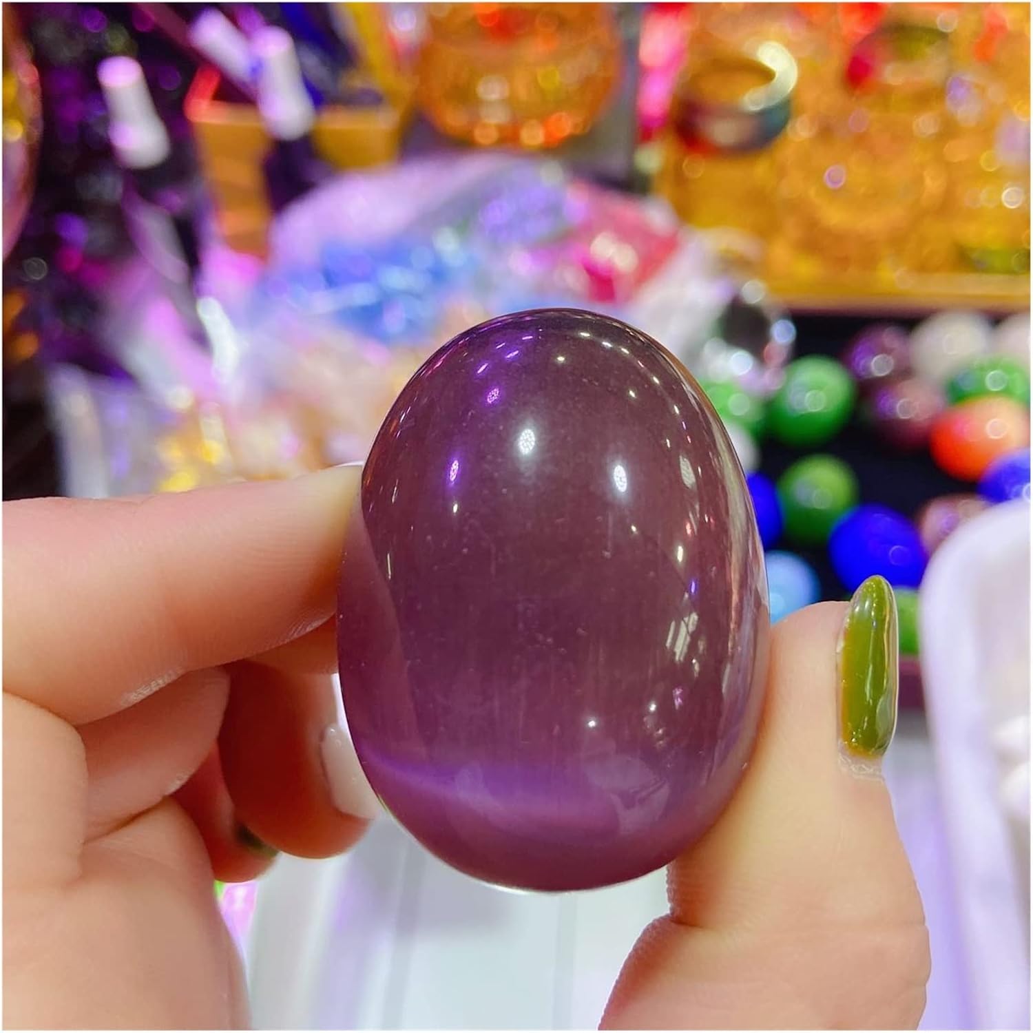 PEKMAR Natural Crystal Reiki Stones for Meditation and Home Decor