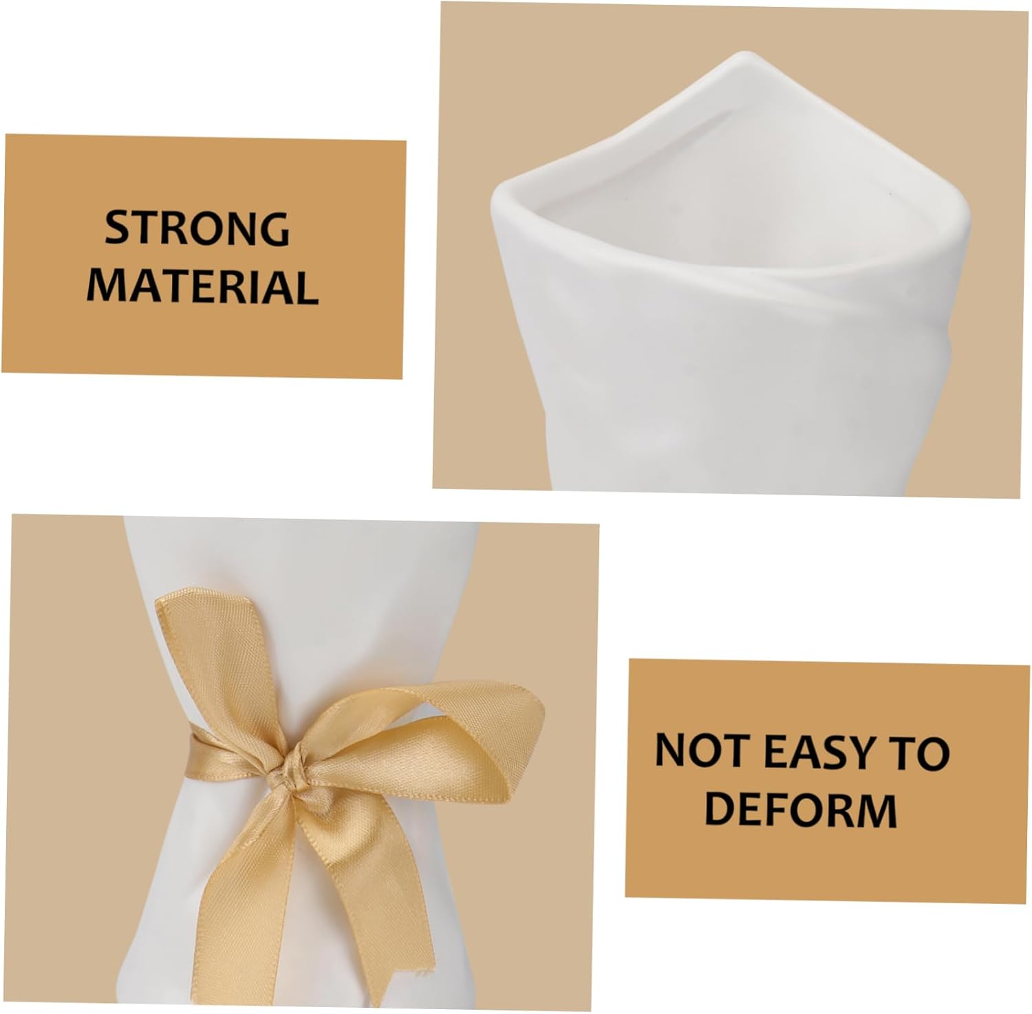 STOBAZA Terracotta Mini Vase for Home Decor