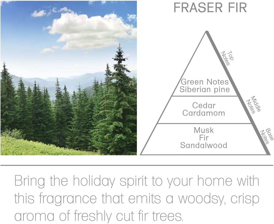 Acqua Aroma Fraser Fir Reed Diffuser Oil Refill 68 FL OZ Christmas Fragrance
