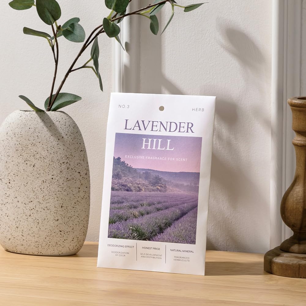 COCODOR 5 Pack Lavender Scented Sachets for Home