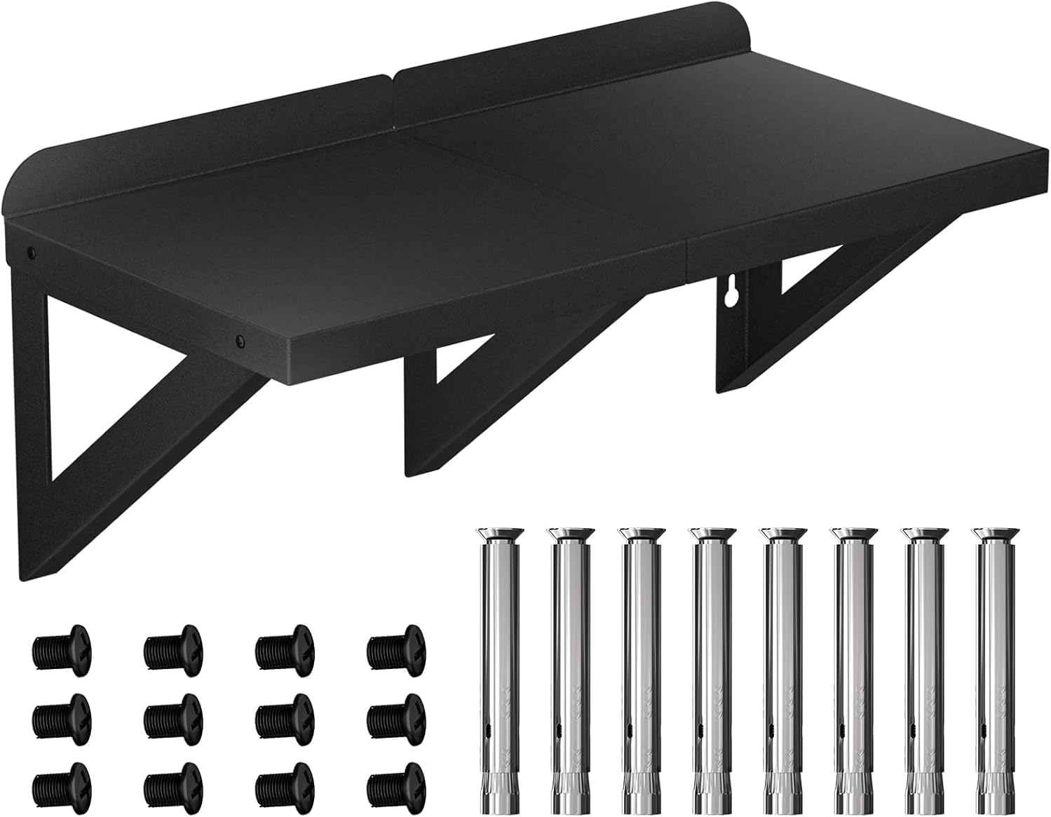 DUDSOEHO Stainless Steel Floating Shelf 12x24 Inches Heavy Duty Wall Mount