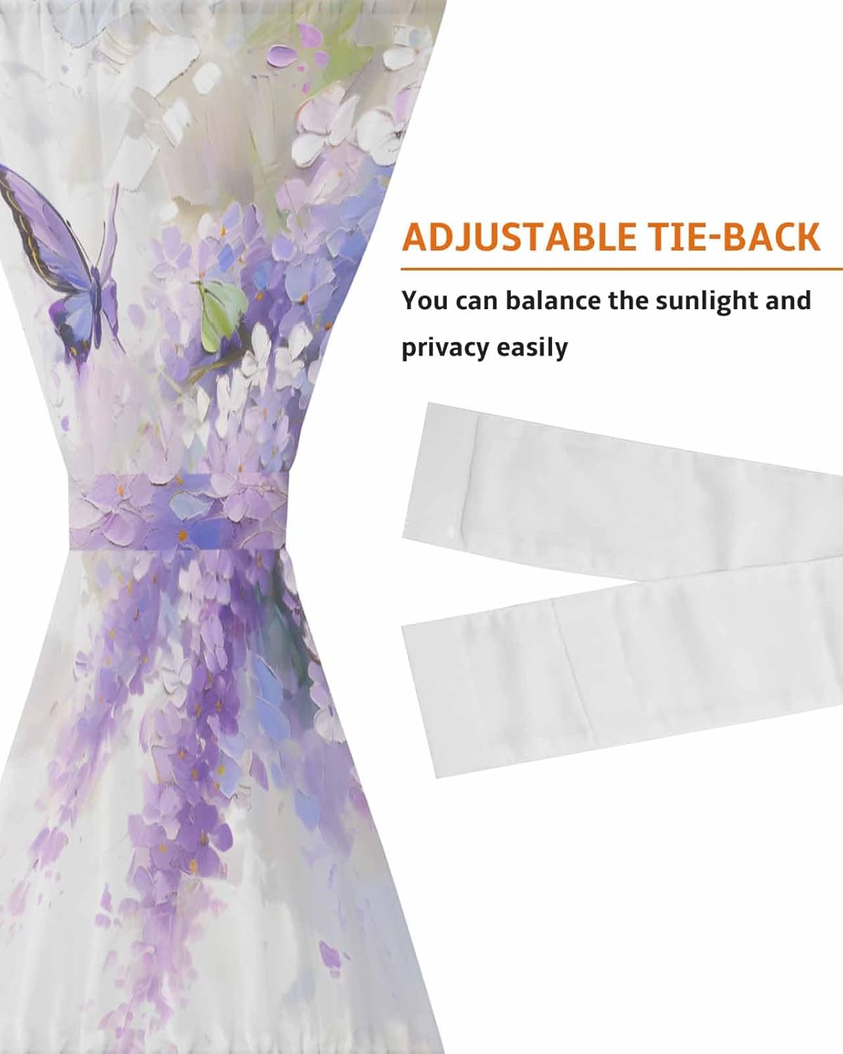 Elegant Door Curtains with Tiebacks for French Doors 1