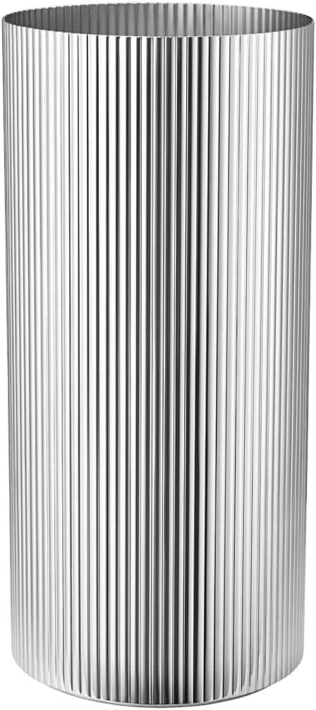 Georg Jensen Bernadotte Large Stainless Steel Vase 1