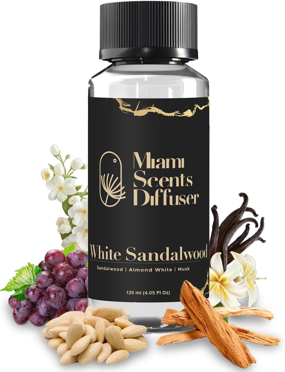 White Sandalwood Aroma Refill for Home Office Diffuser