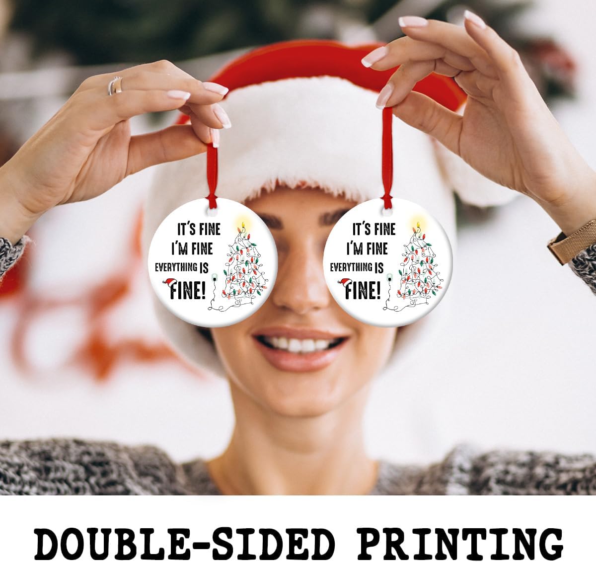 Funny Ceramic Ornament with Its Fine Message