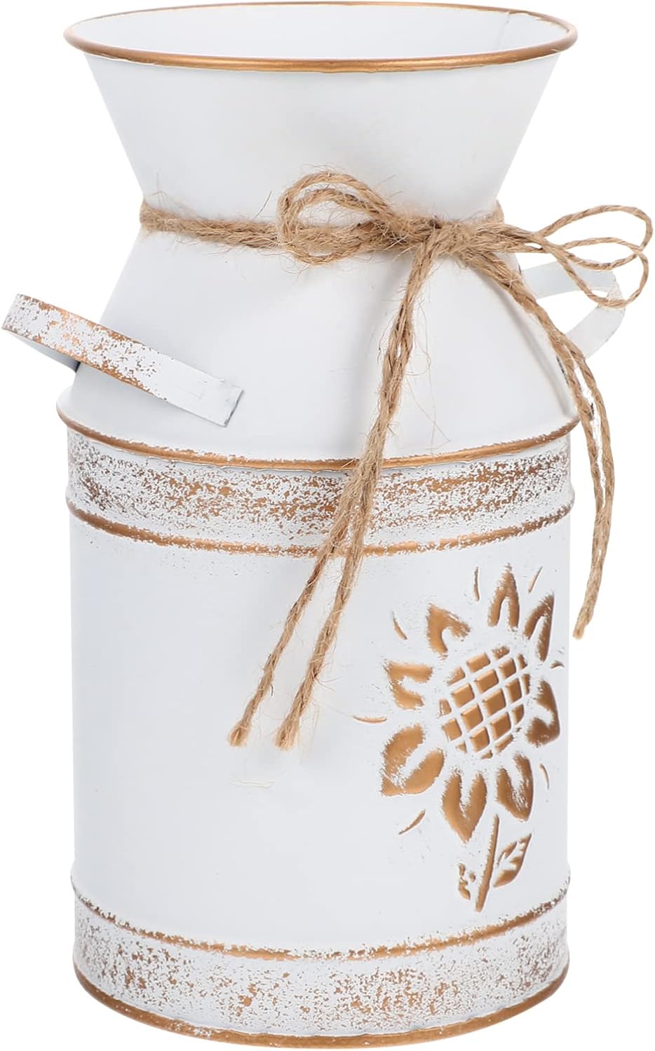 Galvanized Bucket Vintage Vase Farmhouse Decor