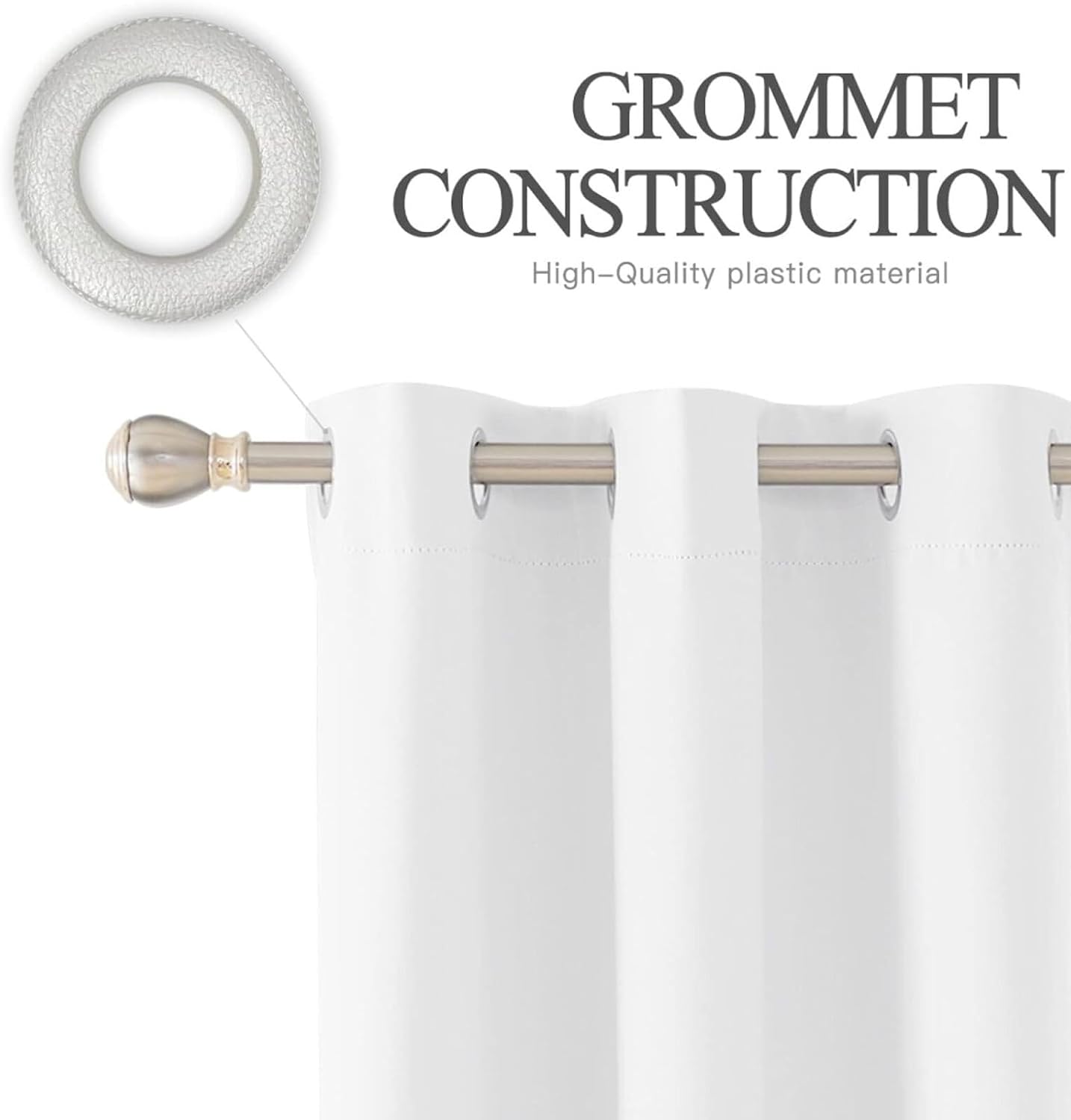 Custom Blackout Curtains with Grommet - Personalized Window Panels