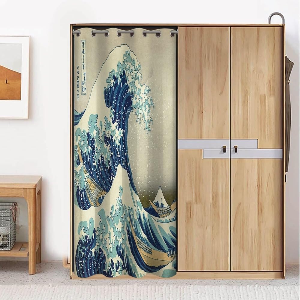 Leyiyi Japanese Door Curtain Privacy Panel 59x80 Inch