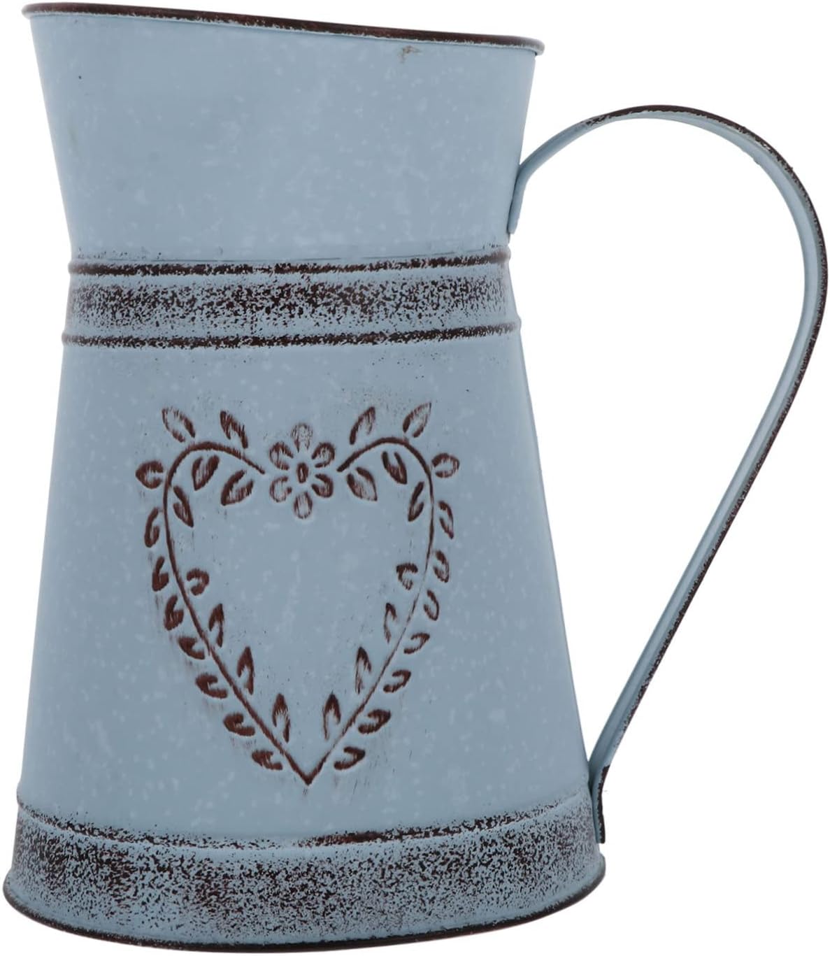 Stobaza 1pc Kettle Shape Iron Flower Vase for Home Decor