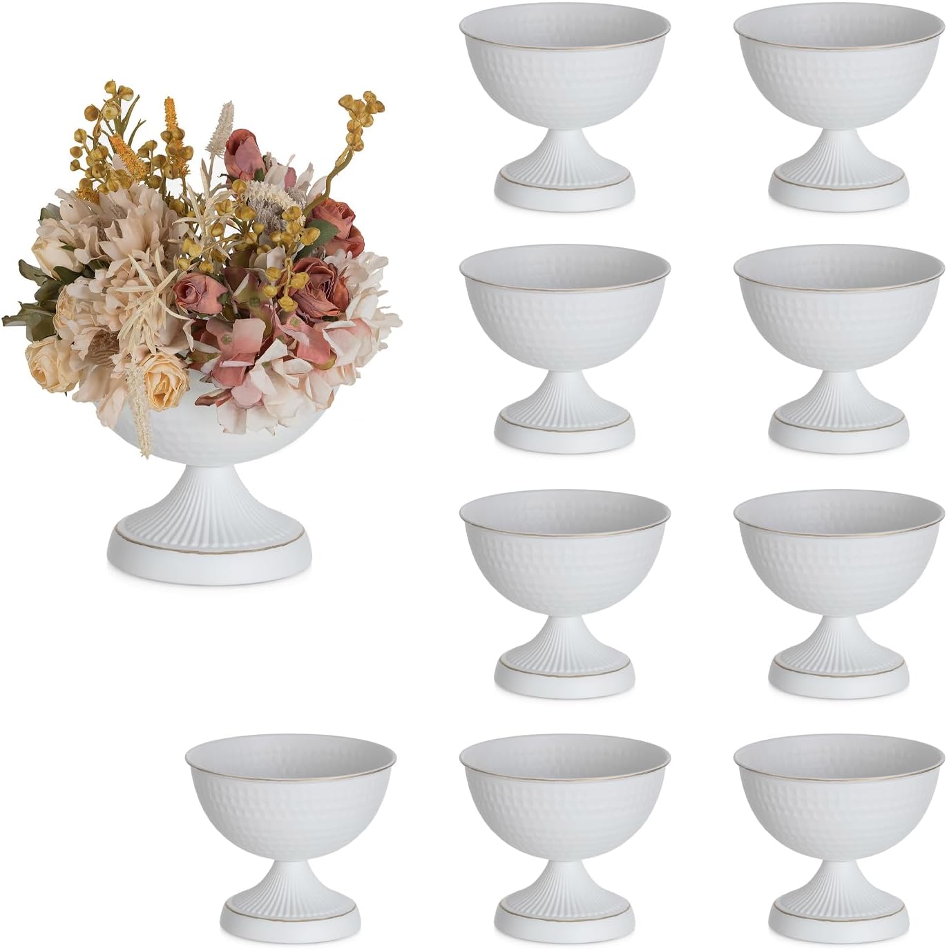 Sziqiqi Urn Vases Set of 10 for Wedding Centerpieces