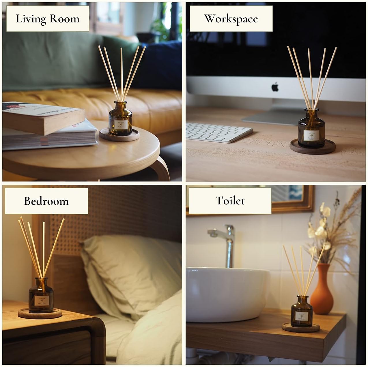 Pristine Sakura Diffuser Refill with Free Reed Sticks