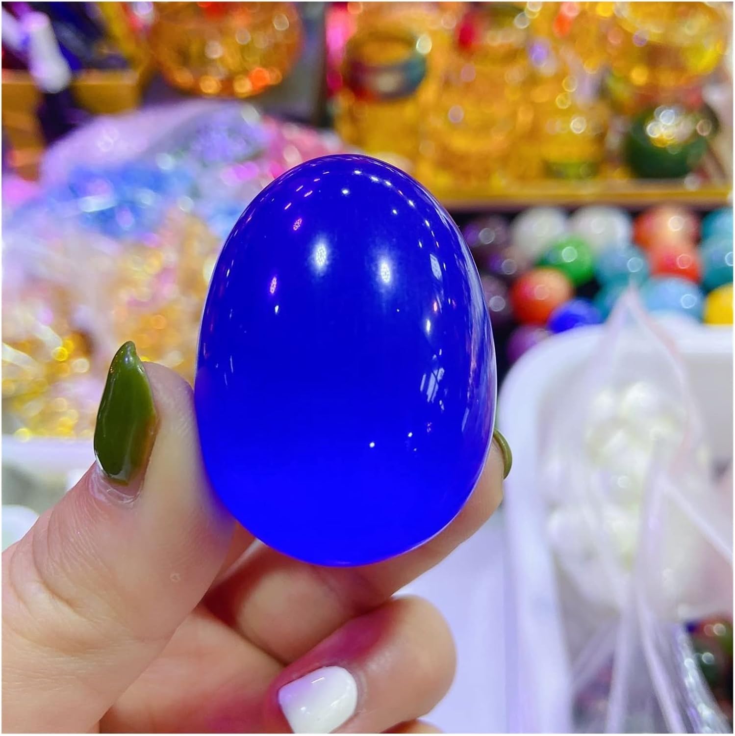 PEKMAR Natural Crystal Reiki Stones for Meditation and Home Decor