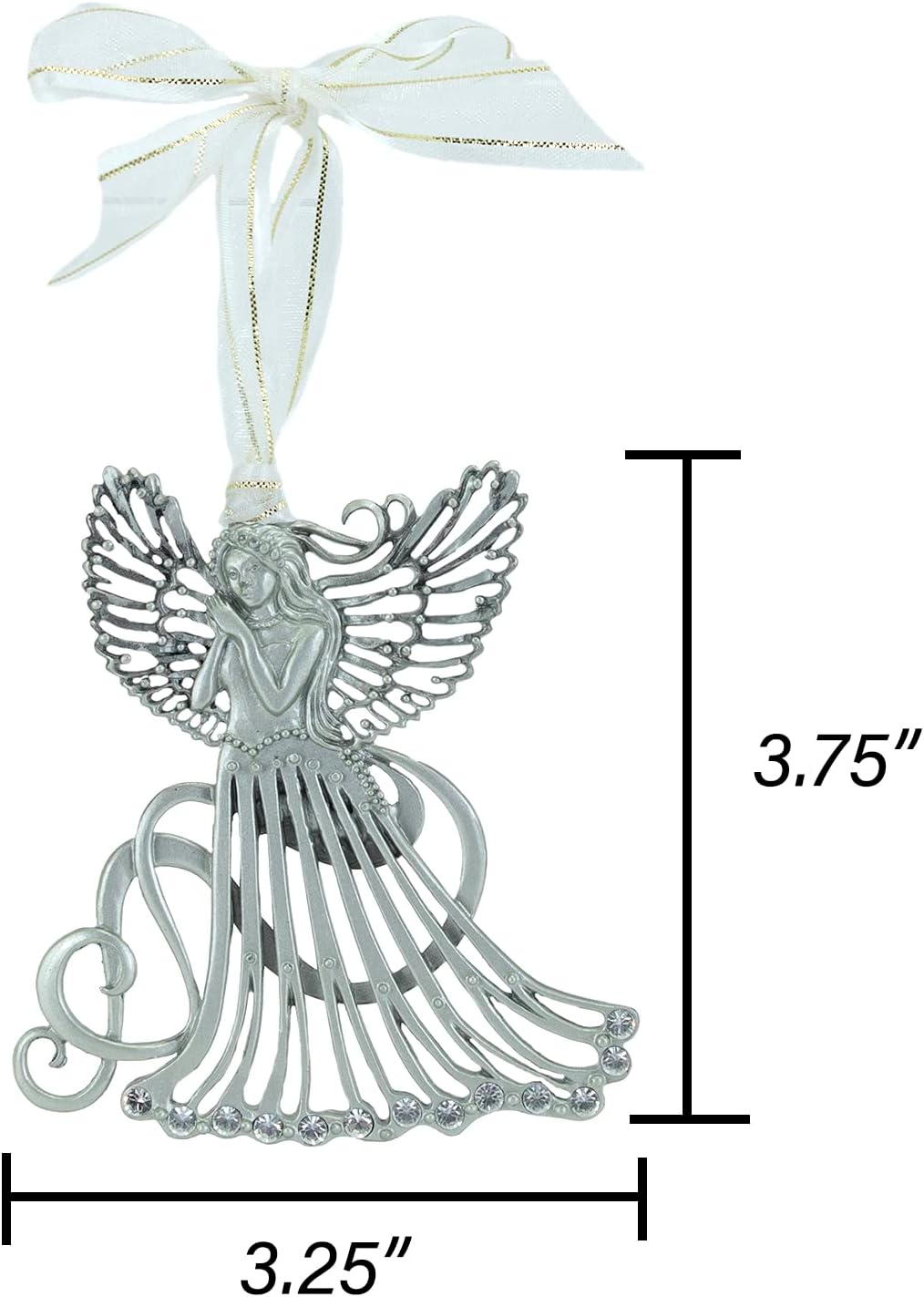 Christmas Memory Angel Ornament 3 34 Inches