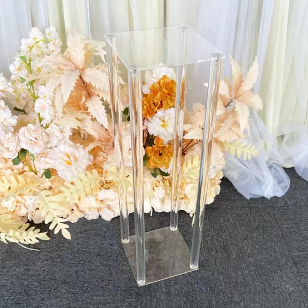 10 Pcs Clear Acrylic Wedding Centerpieces Stands