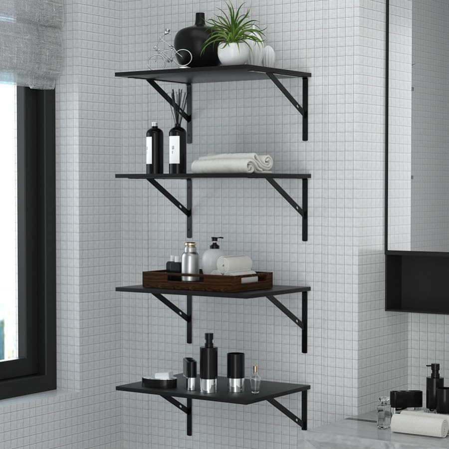 YISHIDA 12 Inch Deep Floating Shelves for Wall