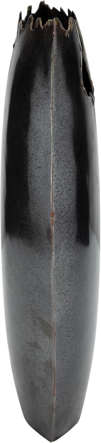 Sagebrook Home Modern Metal Vase 14 Inch Black