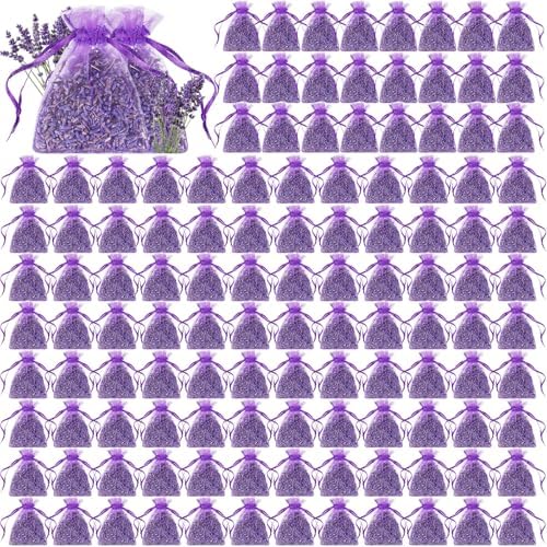Demissle 240 Pcs Lavender Sachets for Drawers and Closets