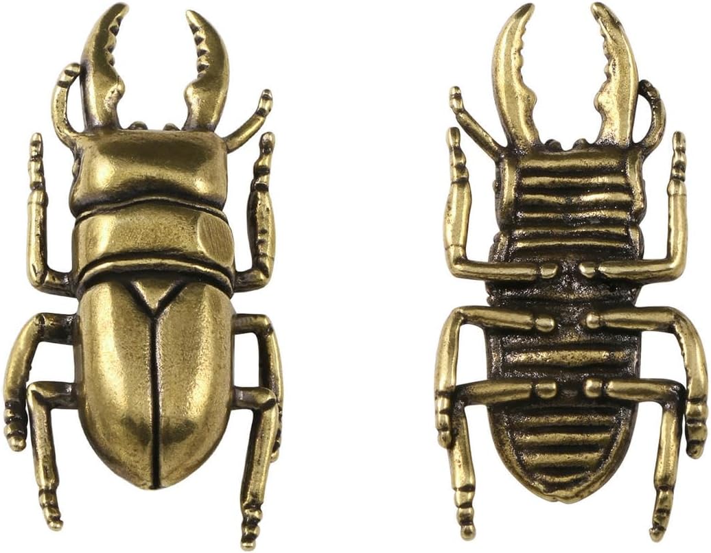 Solid Brass Big Beetle Antique Decoration