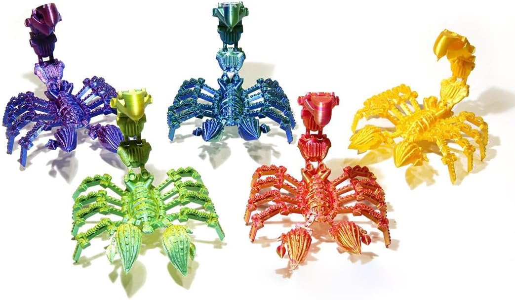 3D Printed Scorpion with Movable Joints Fidget Toy