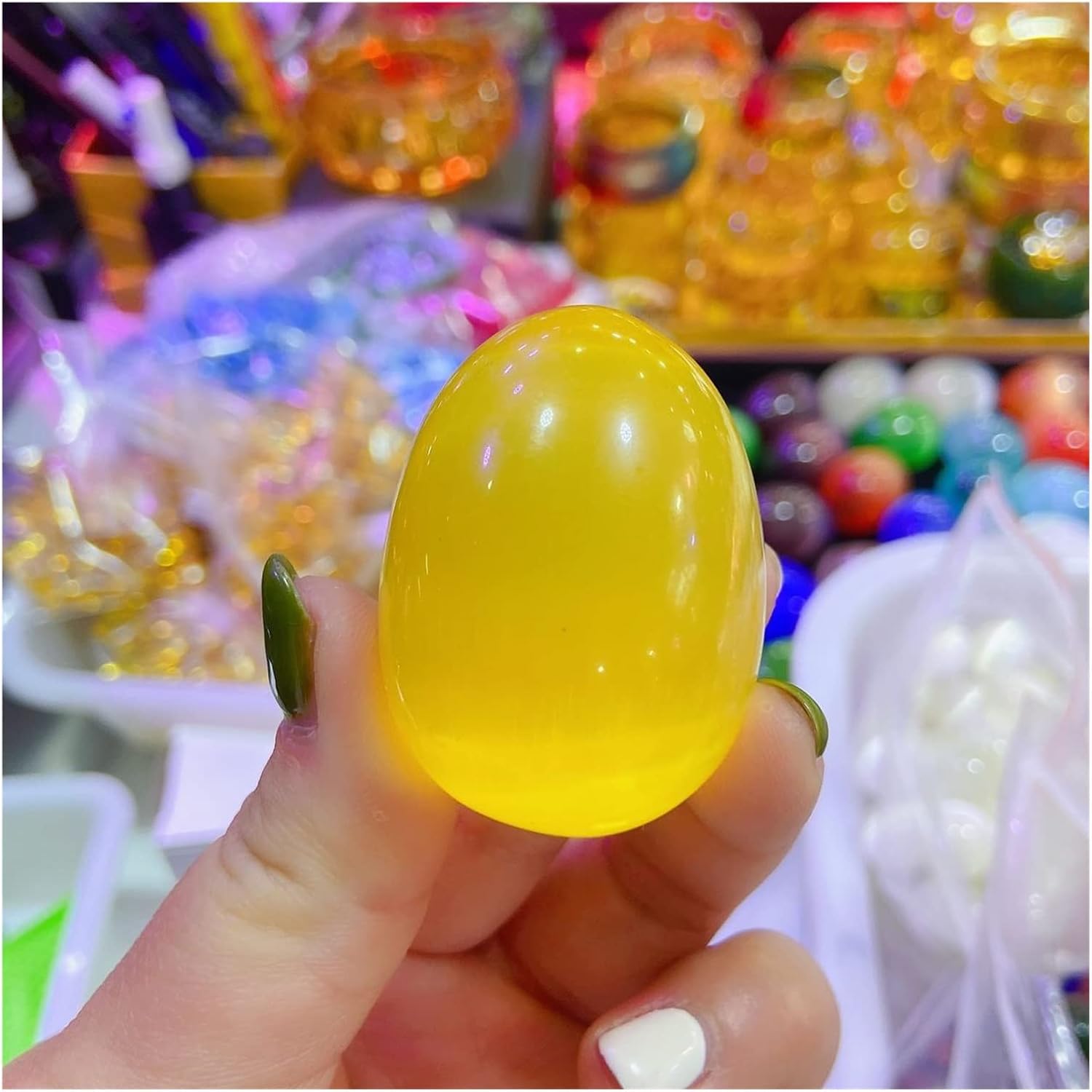 PEKMAR Natural Crystal Reiki Stones for Meditation and Home Decor