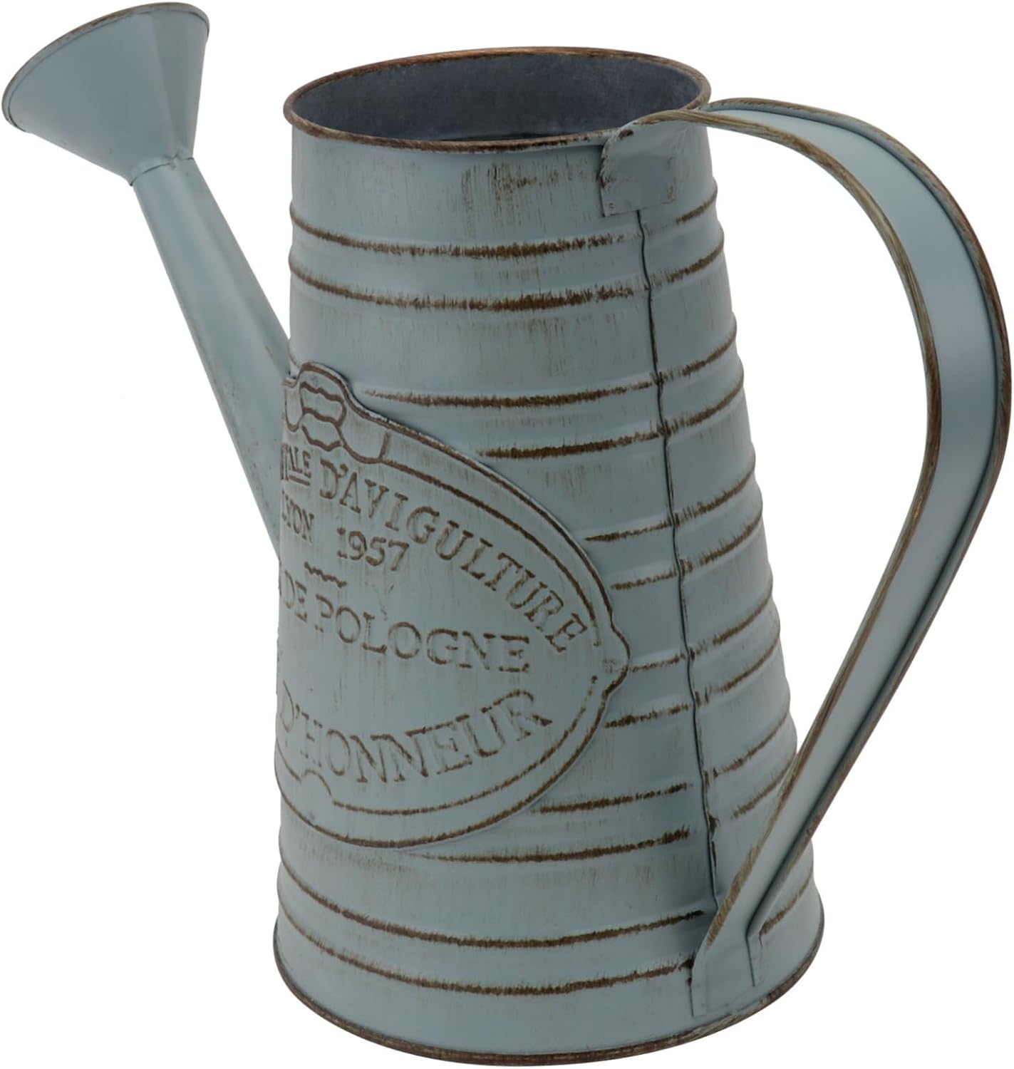 STOBAZA 1pc Antique Iron Flower Bucket Vintage Decor Vase