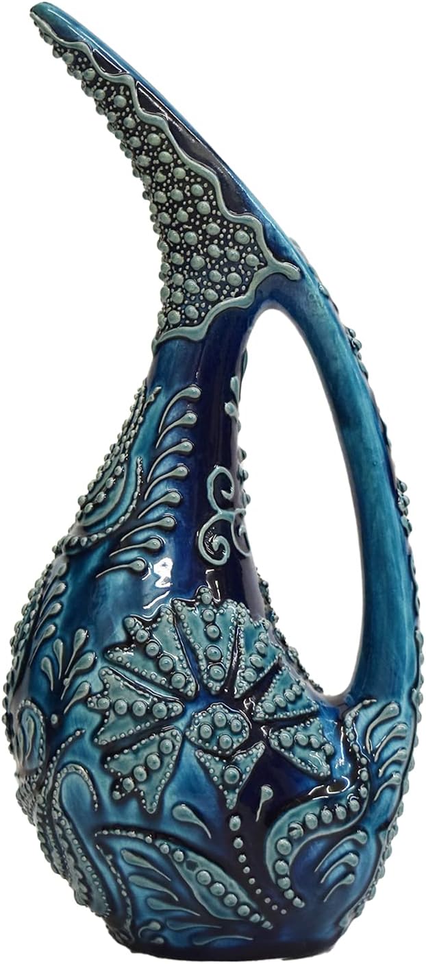 EliPOT Turkish 12 Inch Ceramic Swan Vase 1