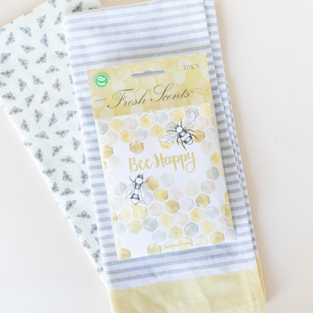 Willowbrook Fresh Scents Scented Sachet 3 Pack Bee Happy