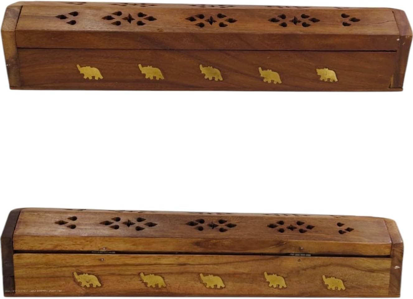 Wooden Incense Holder with Storage Box 12 inch