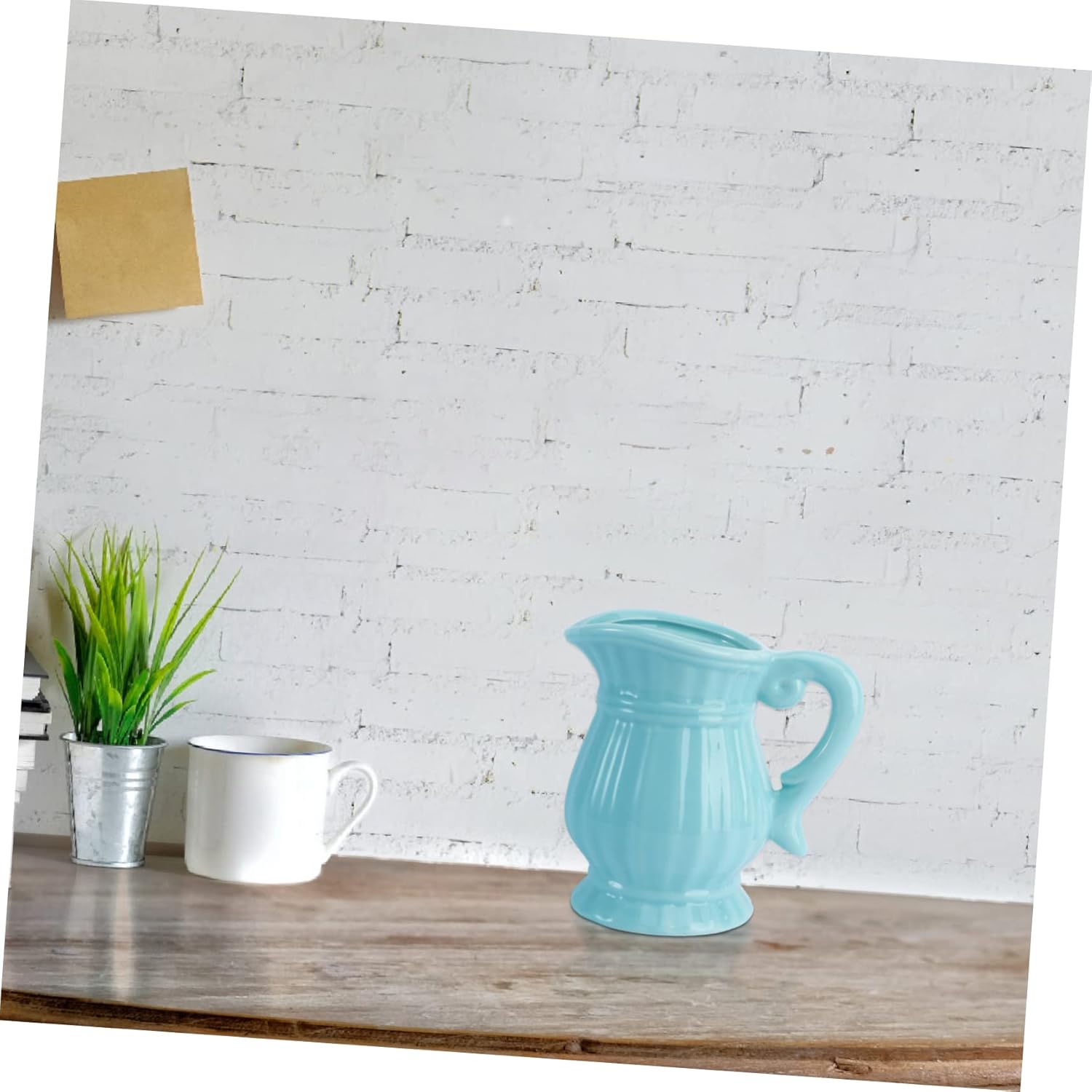 VOSAREA Vintage Ceramic Blue Vase Home Decor Gift 1