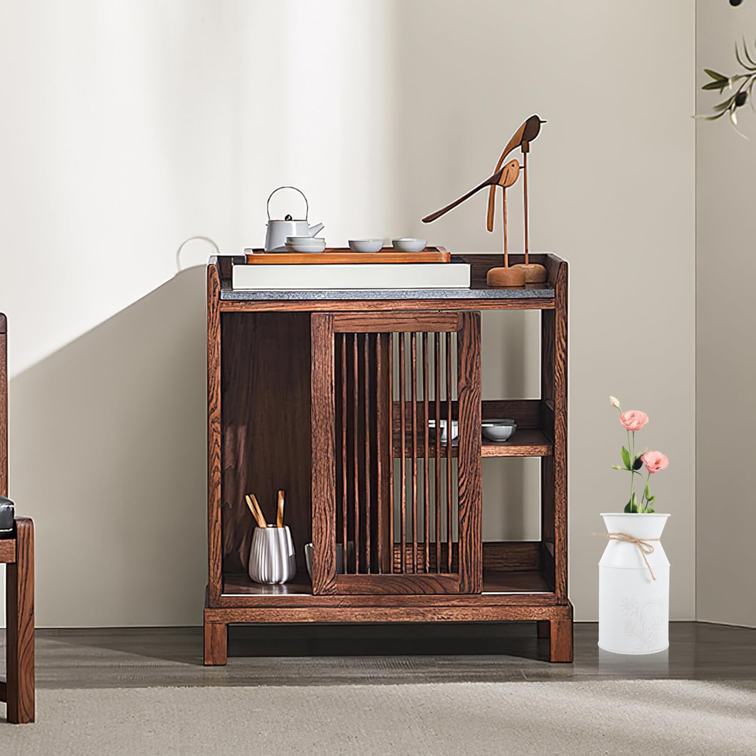 VOSAREA Vintage Iron Art Flower Pot for Indoor Outdoor Decor