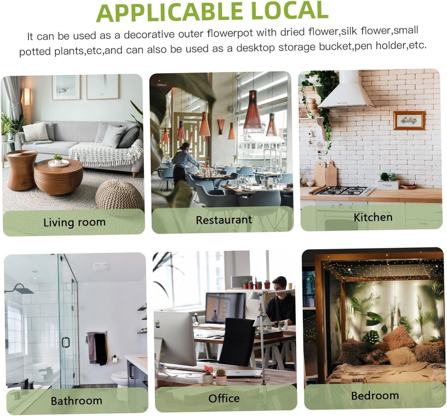 Vintage Kettle Shape Metal Flower Vase for Home Decor