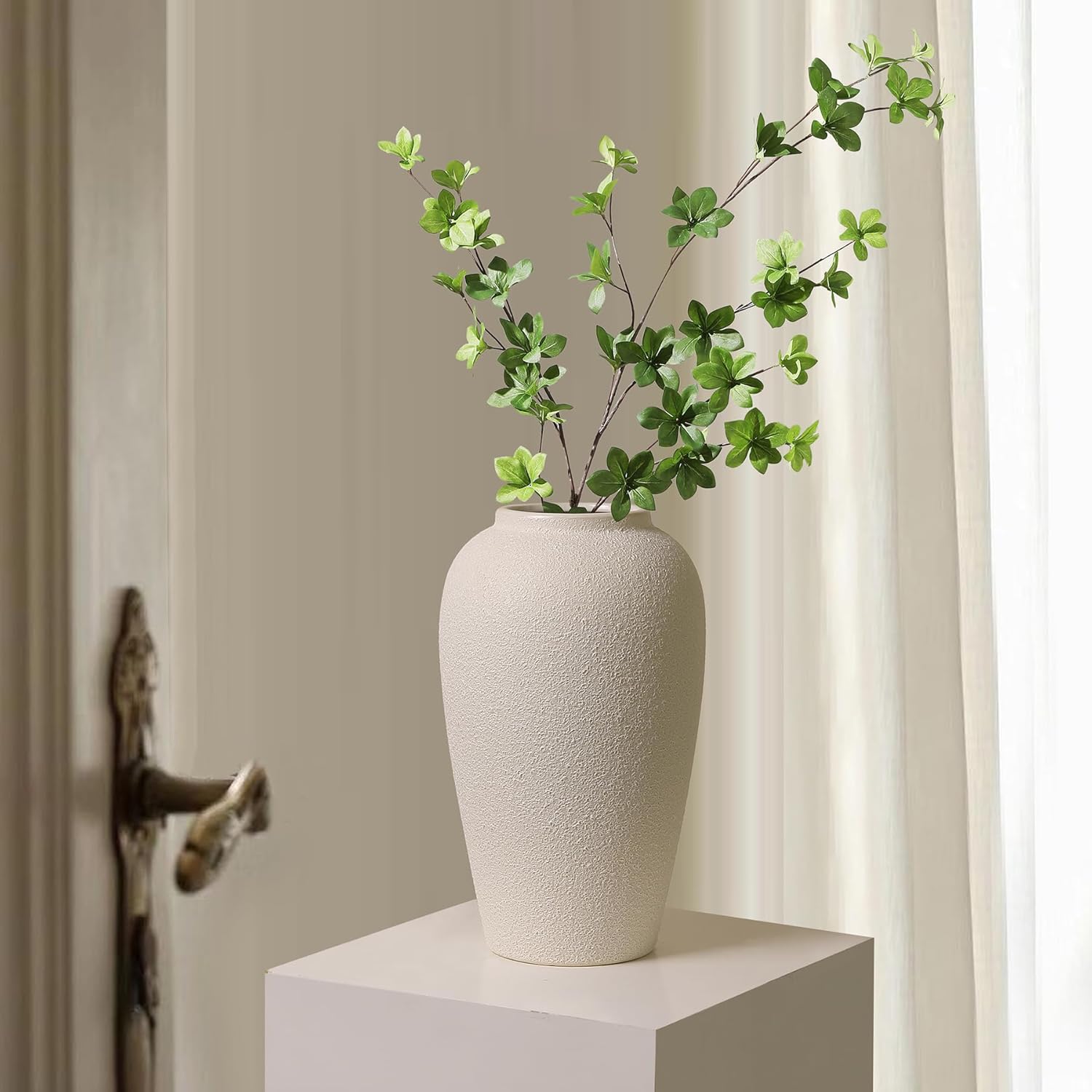 Kokrose Rustic Ceramic Table Vase 118 Inch