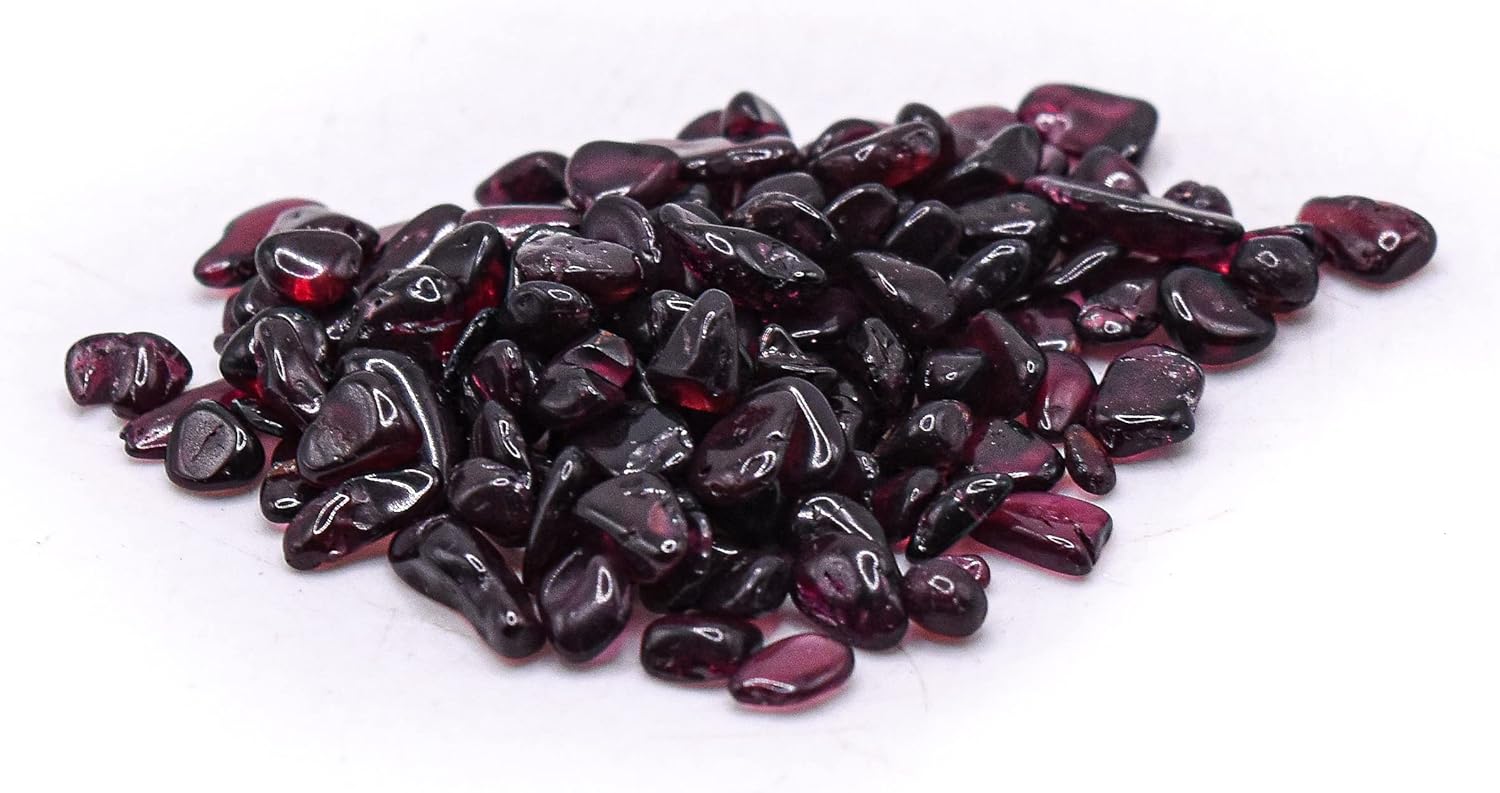 HQRP Deep Red Garnet Tumble Stones 100g