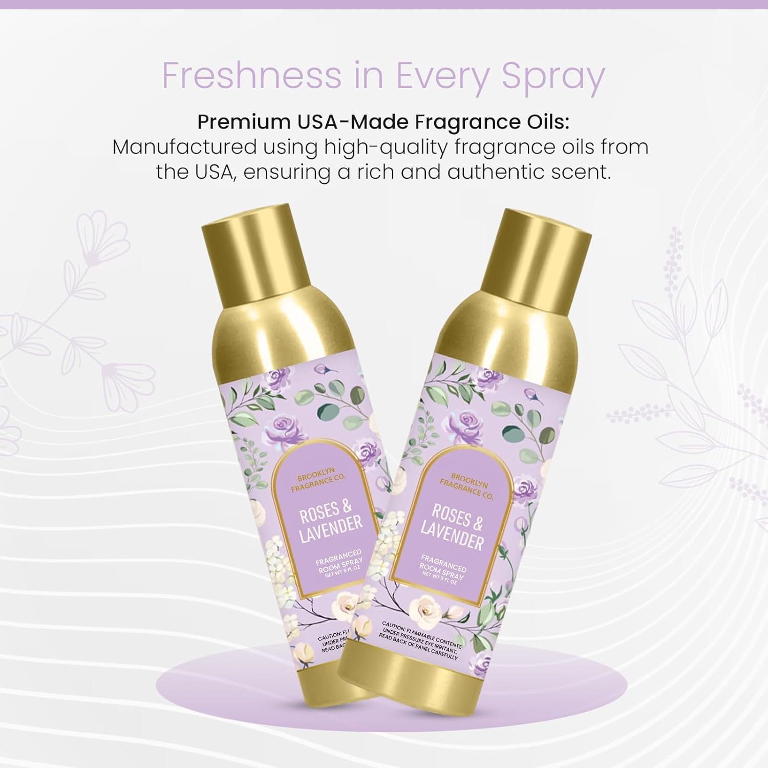 Brooklyn Fragrance Co Arches Room Spray 6 Fl Oz Lavender Floral Air Freshener