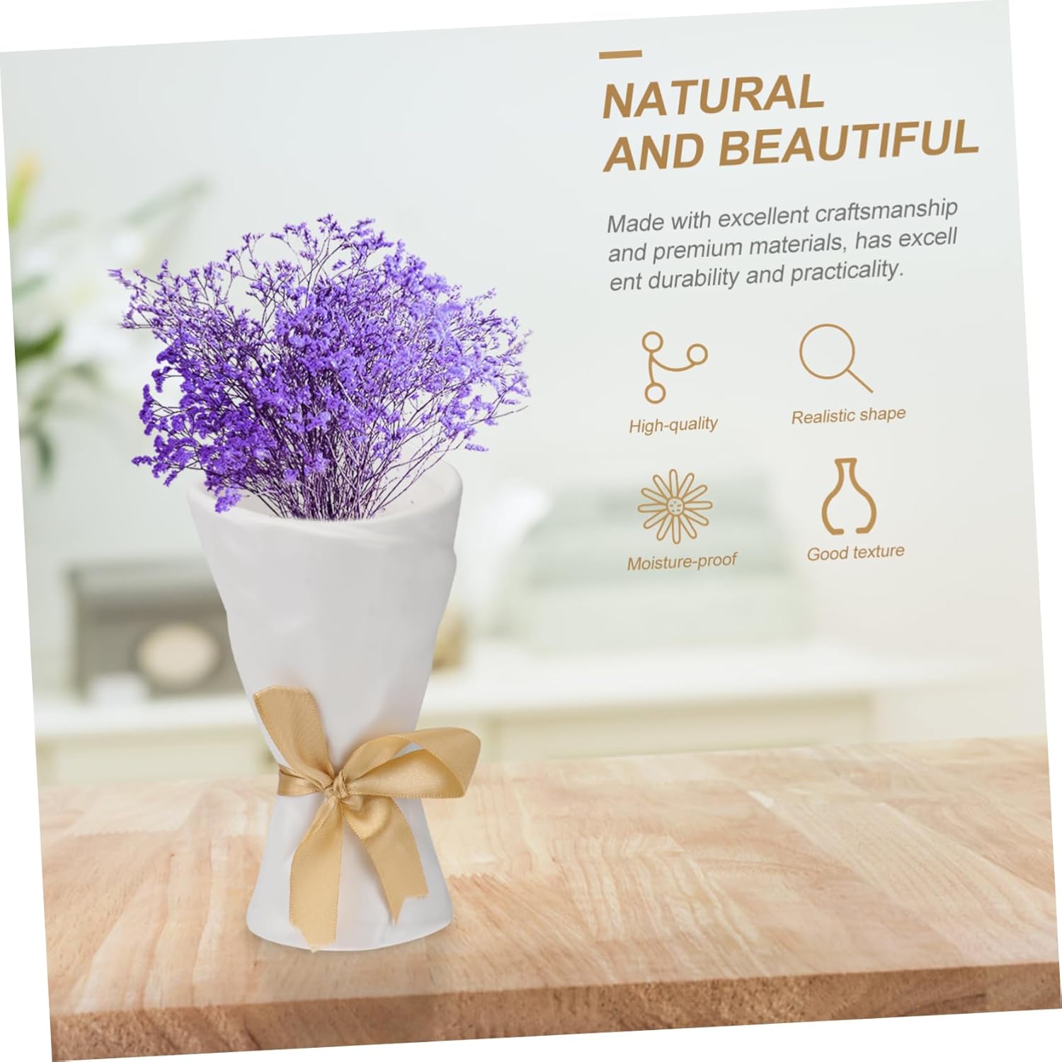 STOBAZA Terracotta Mini Vase for Home Decor