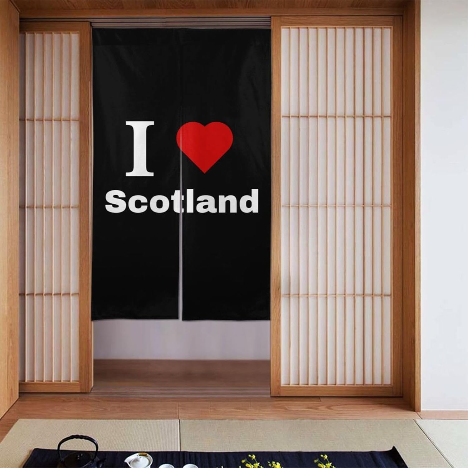 MULIHU I Love Scotland Blackout Curtains for Doorways