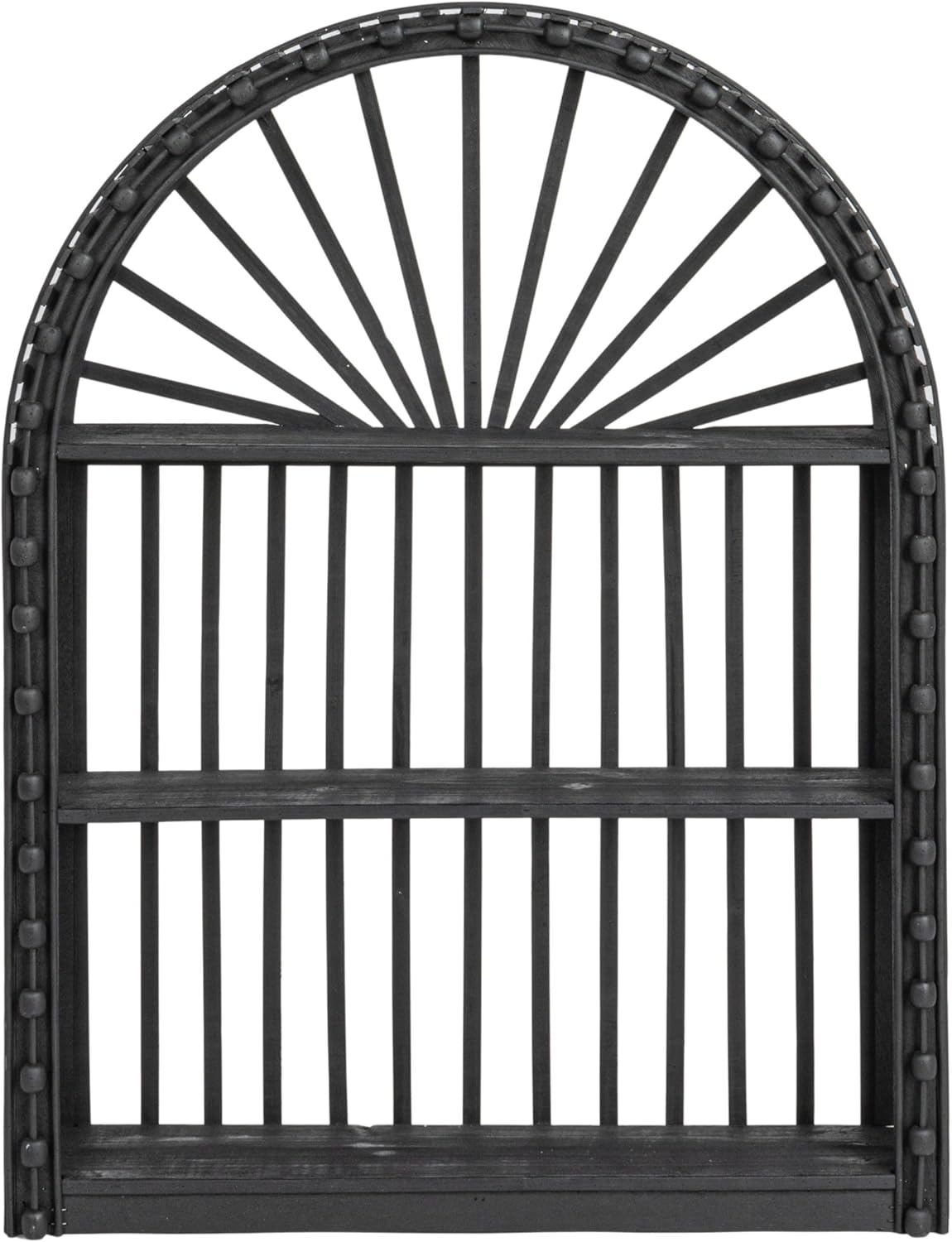 Creative Co Op Arched Wall Shelf Black