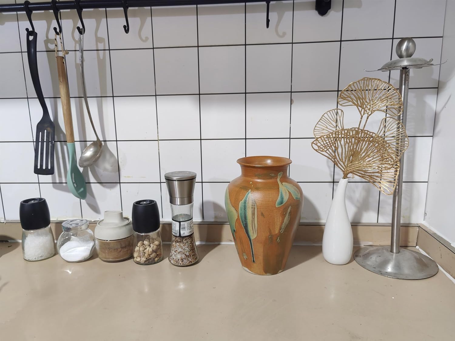 MoCuishle Terracotta Vase - 88 Green Glazed Vintage Decor