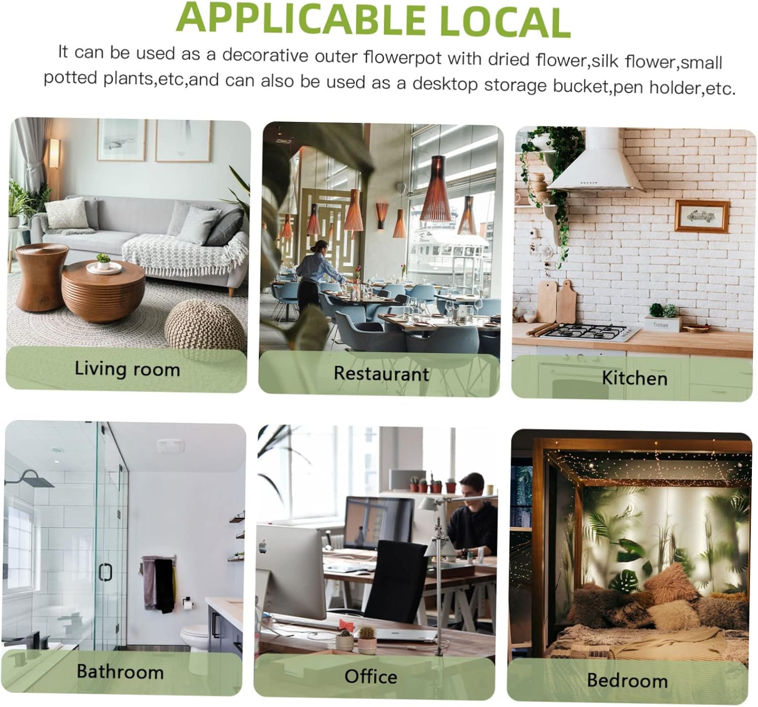 Stobaza 1pc Kettle Shape Iron Flower Vase for Home Decor