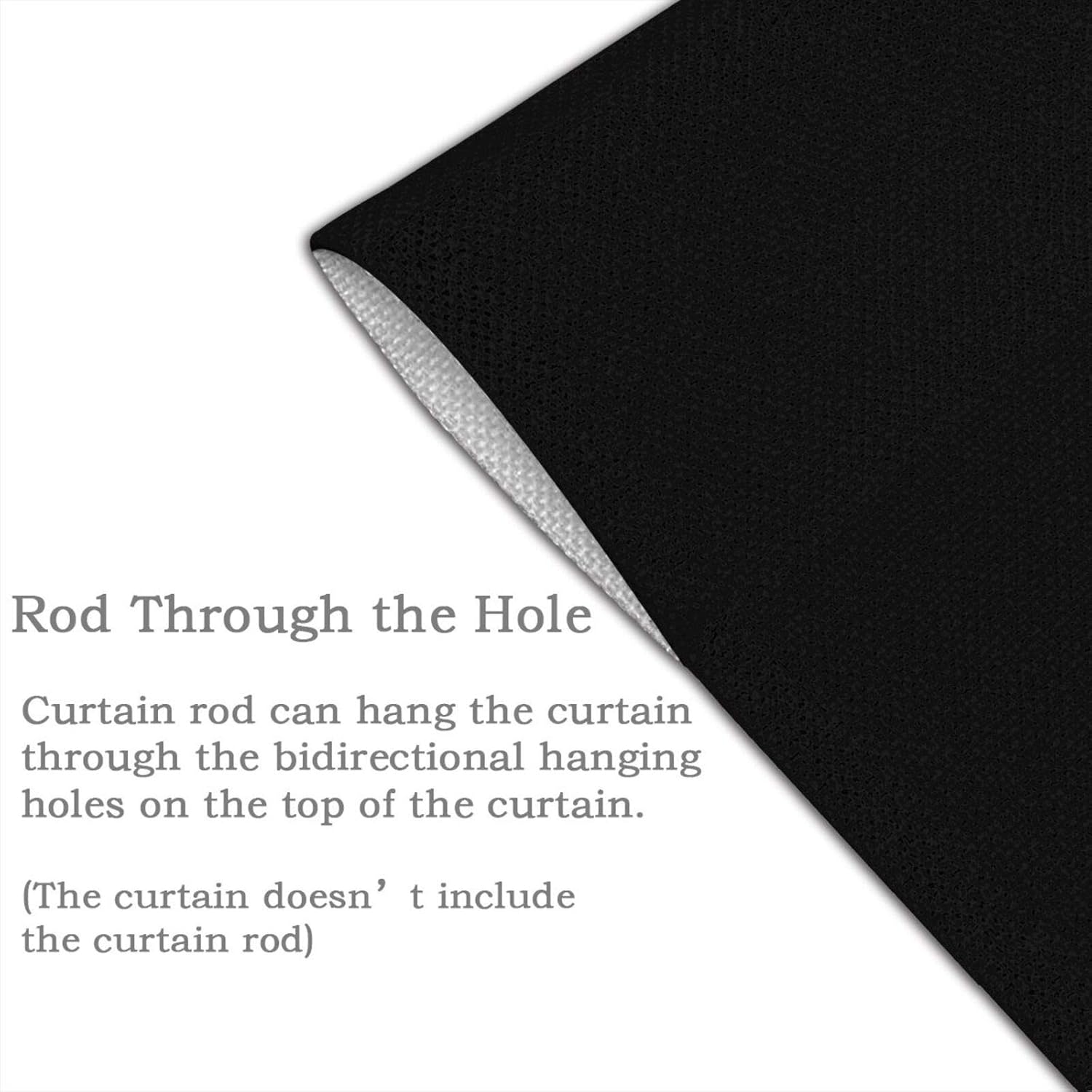 MULIHU Blackout Curtains for Doorways 34x56in 1