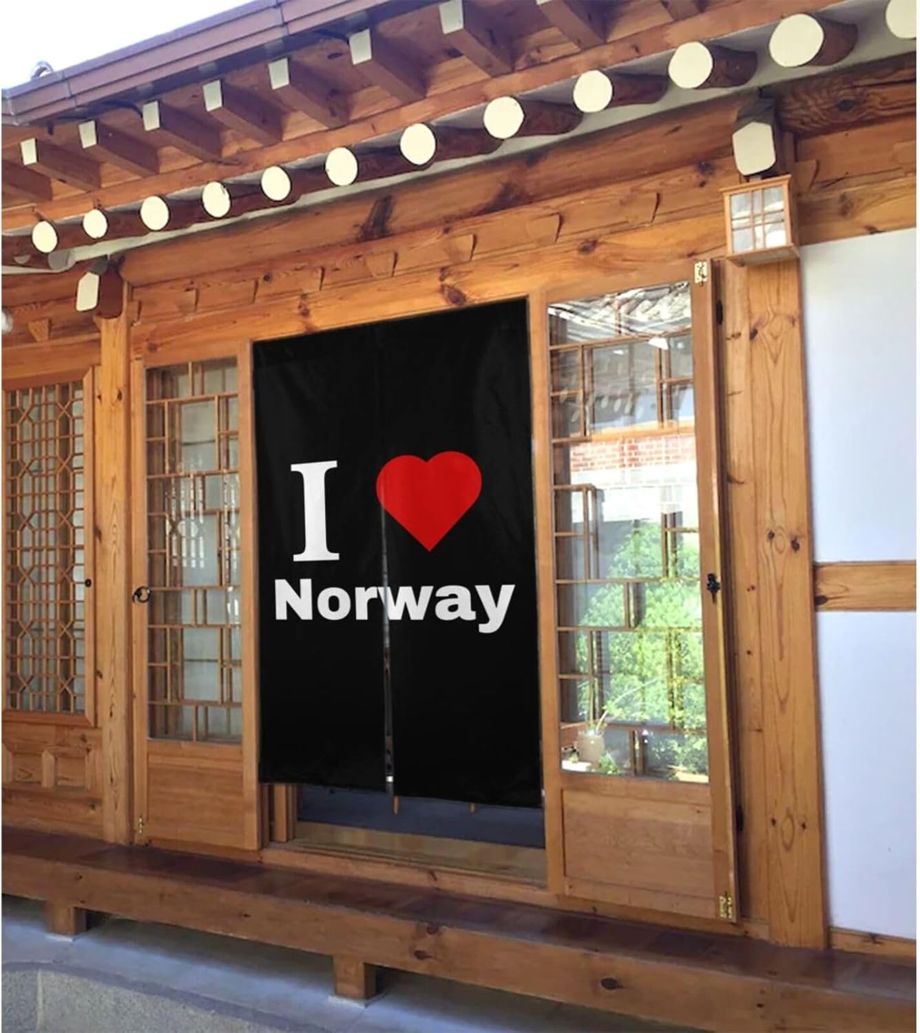 I Love Norway Blackout Curtains for Doorways