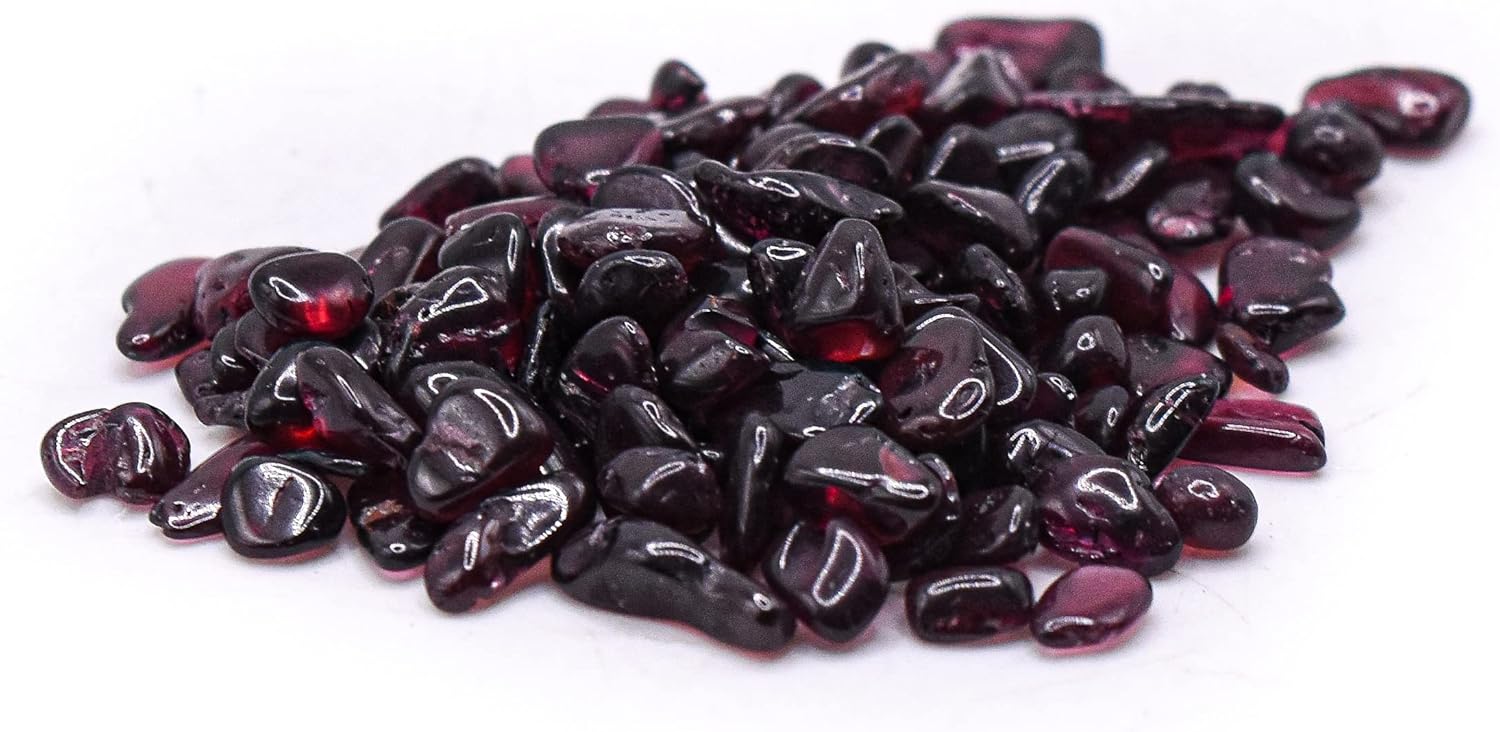 HQRP Deep Red Garnet Tumble Stones 100g